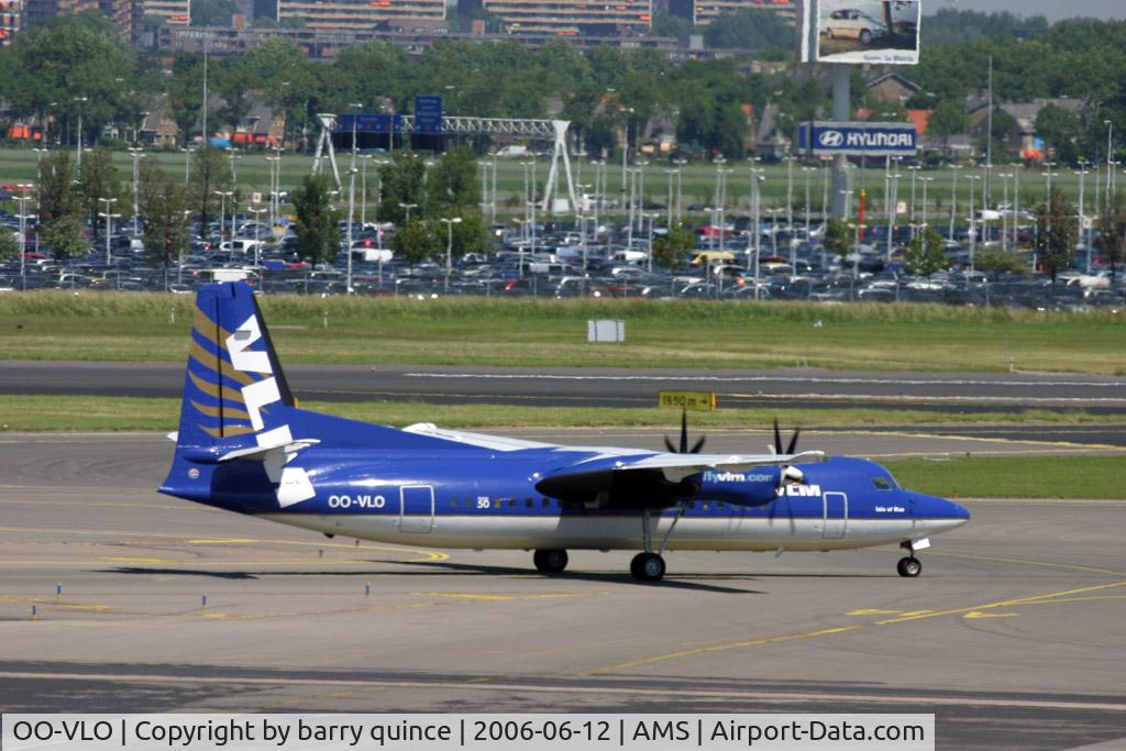 OO-VLO, 1988 Fokker 50 C/N 20127, FOKKER 50 VLM