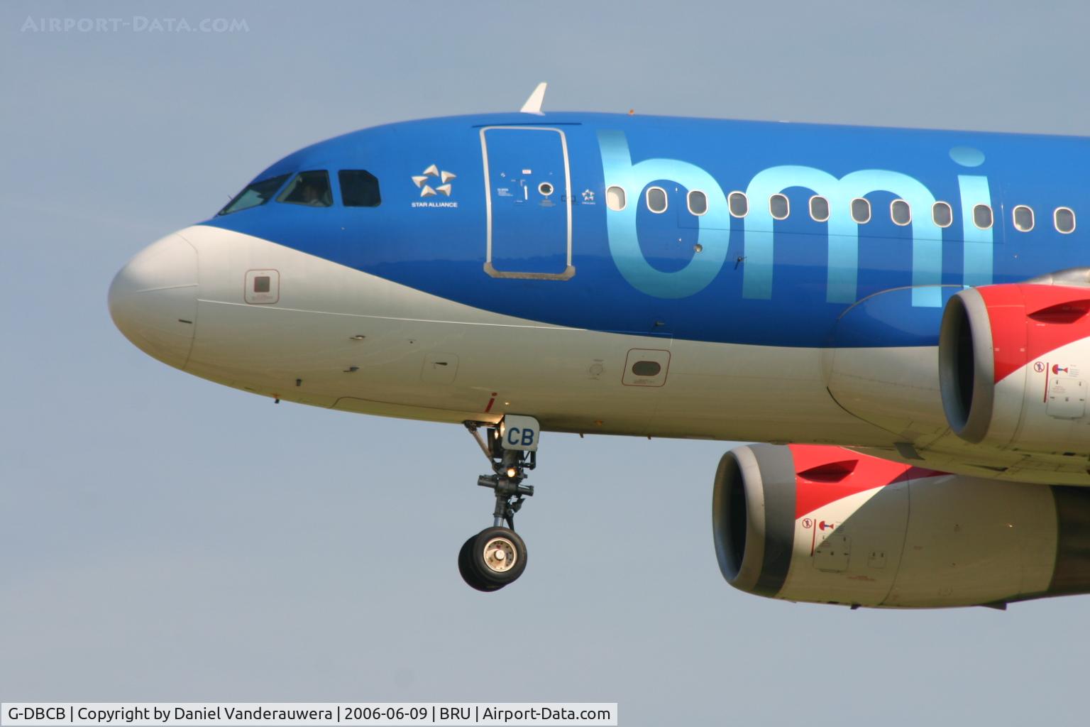 G-DBCB, 2004 Airbus A319-131 C/N 2188, early arrival of flight BD141