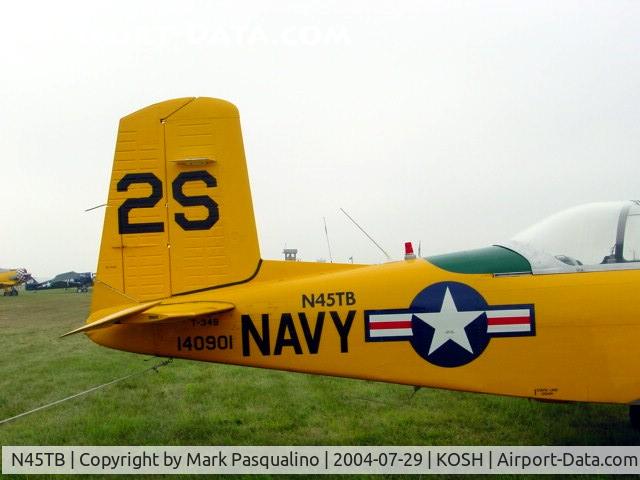 N45TB, 1956 Beech D-45 Mentor C/N BG-235, Beech T-34B