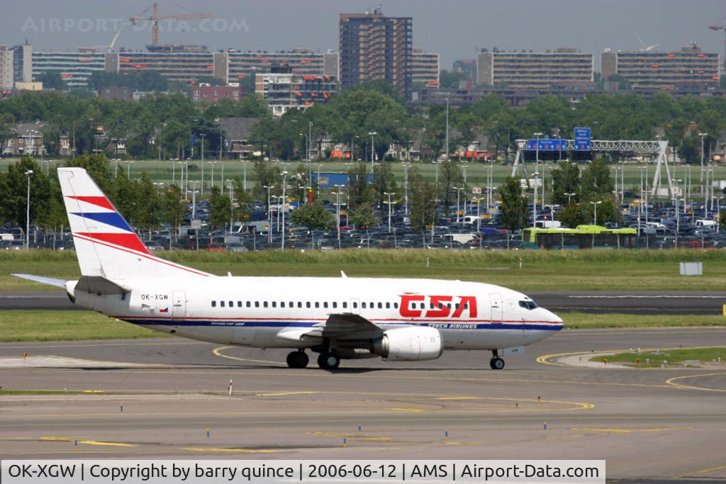 OK-XGW, 1992 Boeing 737-5H6 C/N 26446, CSA 737