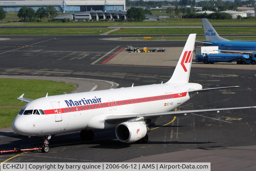 EC-HZU, 2001 Airbus A320-214 C/N 1578, A320 MARTINAIR