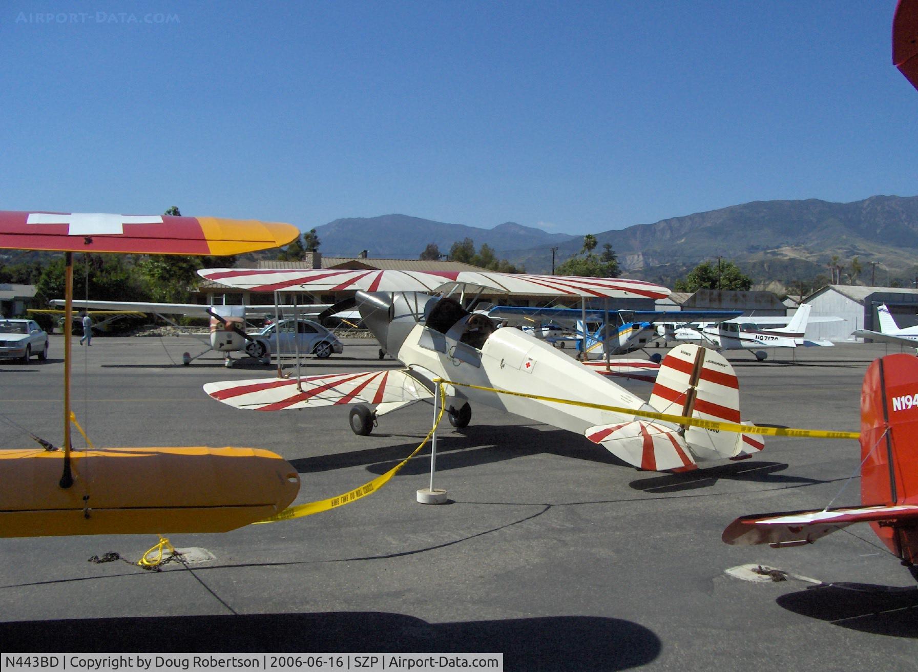 N443BD, 1953 CASA 1-131E Jungmann C/N Not found E3B-443/ N443BD, 1953 Bucker Jungmann C.A.S.A. 1.131, Lycoming upgrade