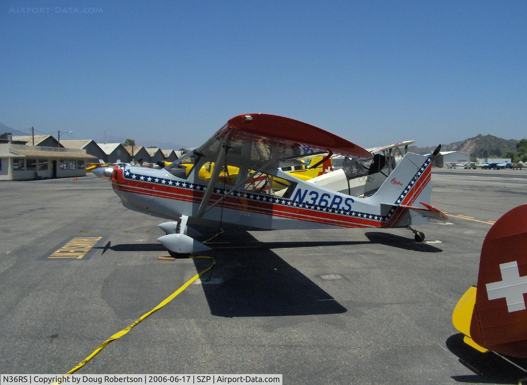 N36RS, 1999 American Champion 7GCBC C/N 1280-99, American Champion 7GCBC CITABRIA, Lycoming O-320-A2B 150 Hp
