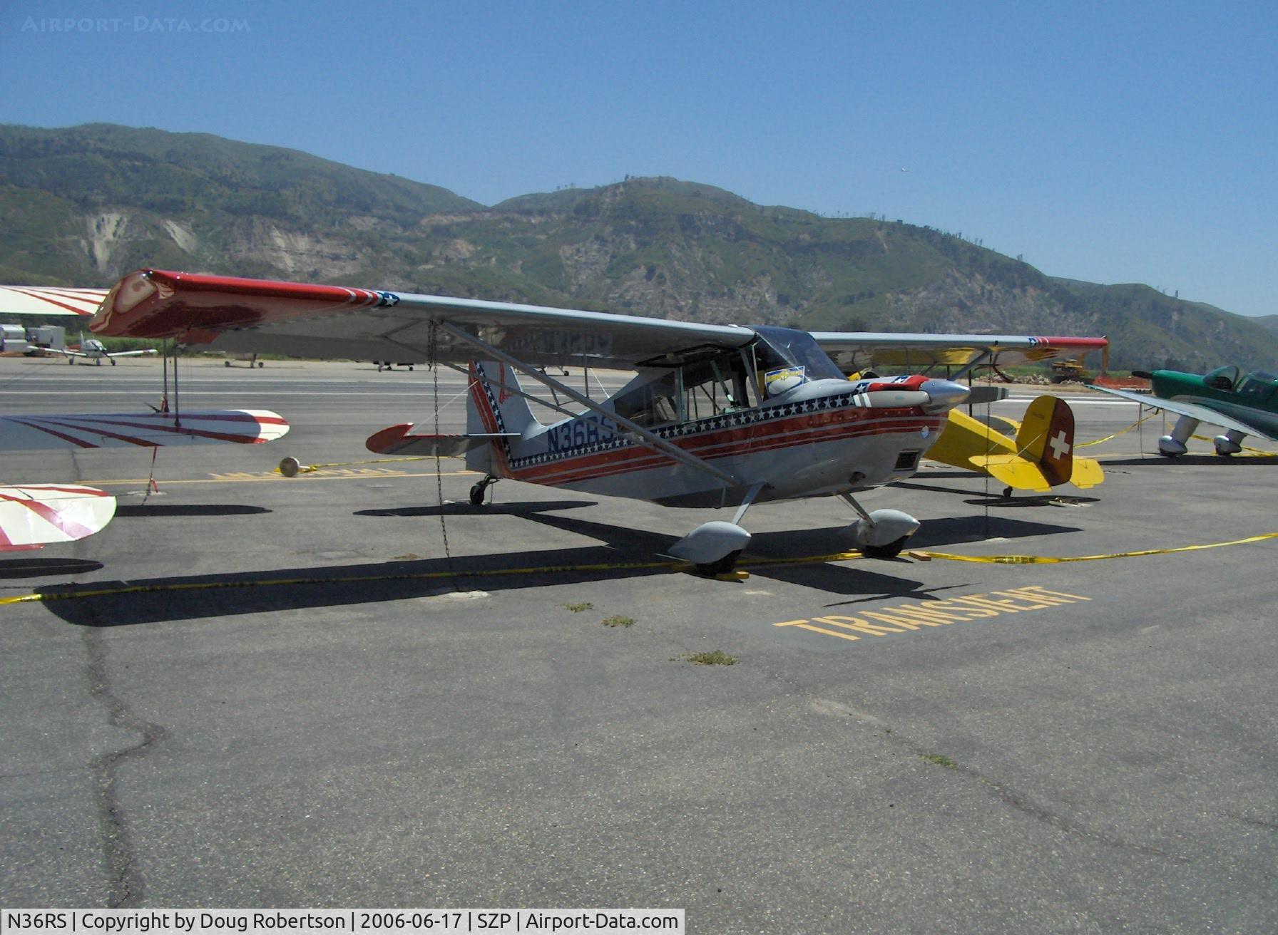 N36RS, 1999 American Champion 7GCBC C/N 1280-99, American Champion 7GCBC CITABRIA, Lycoming O-320-A2B 150 Hp