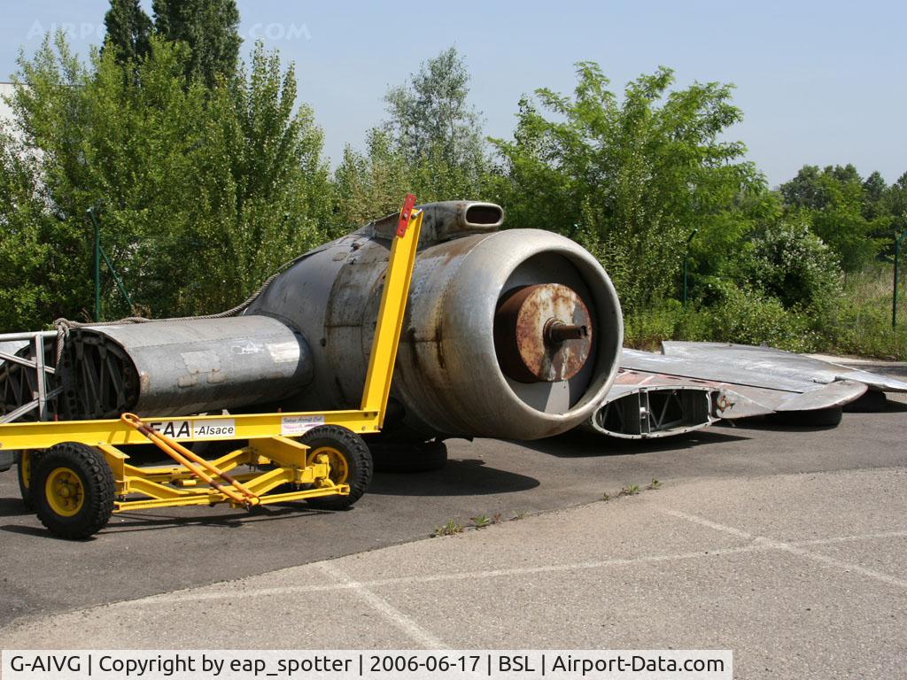 G-AIVG, 1947 Vickers Viking 1B C/N 220, Crashed 1953 at LBG - left wing with engine