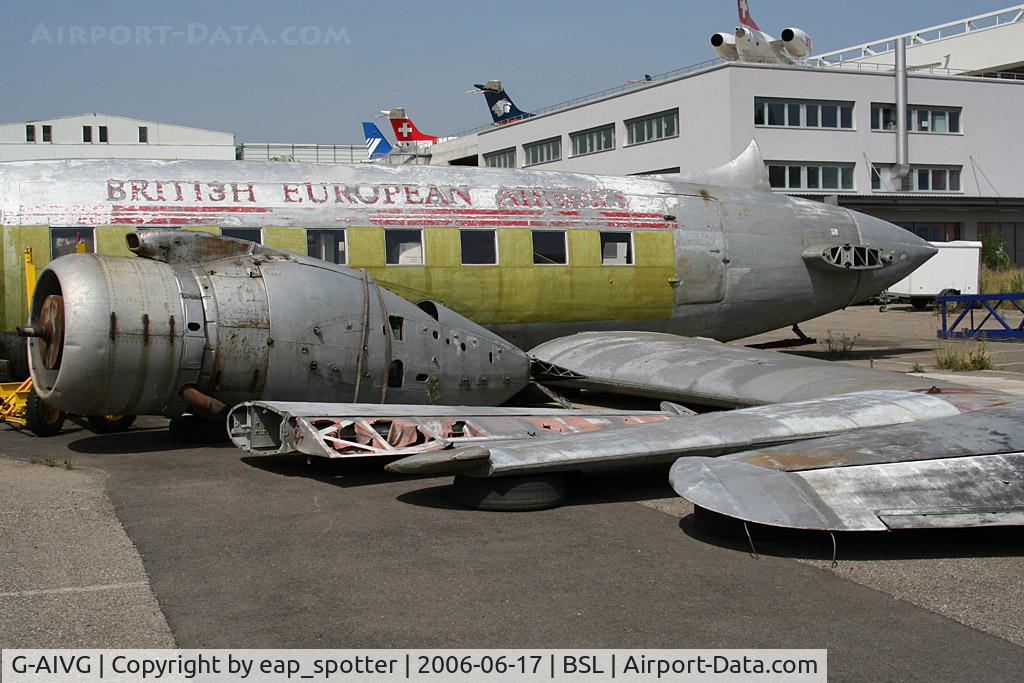 G-AIVG, 1947 Vickers Viking 1B C/N 220, Crashed at LBG 1953 now waiting to be restored