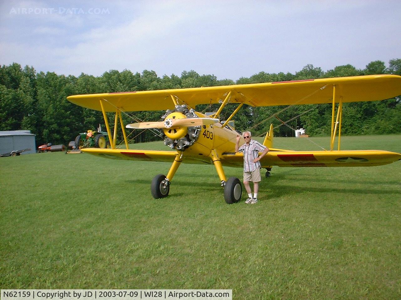 N62159, 1942 Boeing A75N1(PT17) C/N 75-3310, 1942 Boeing Stearman PT17