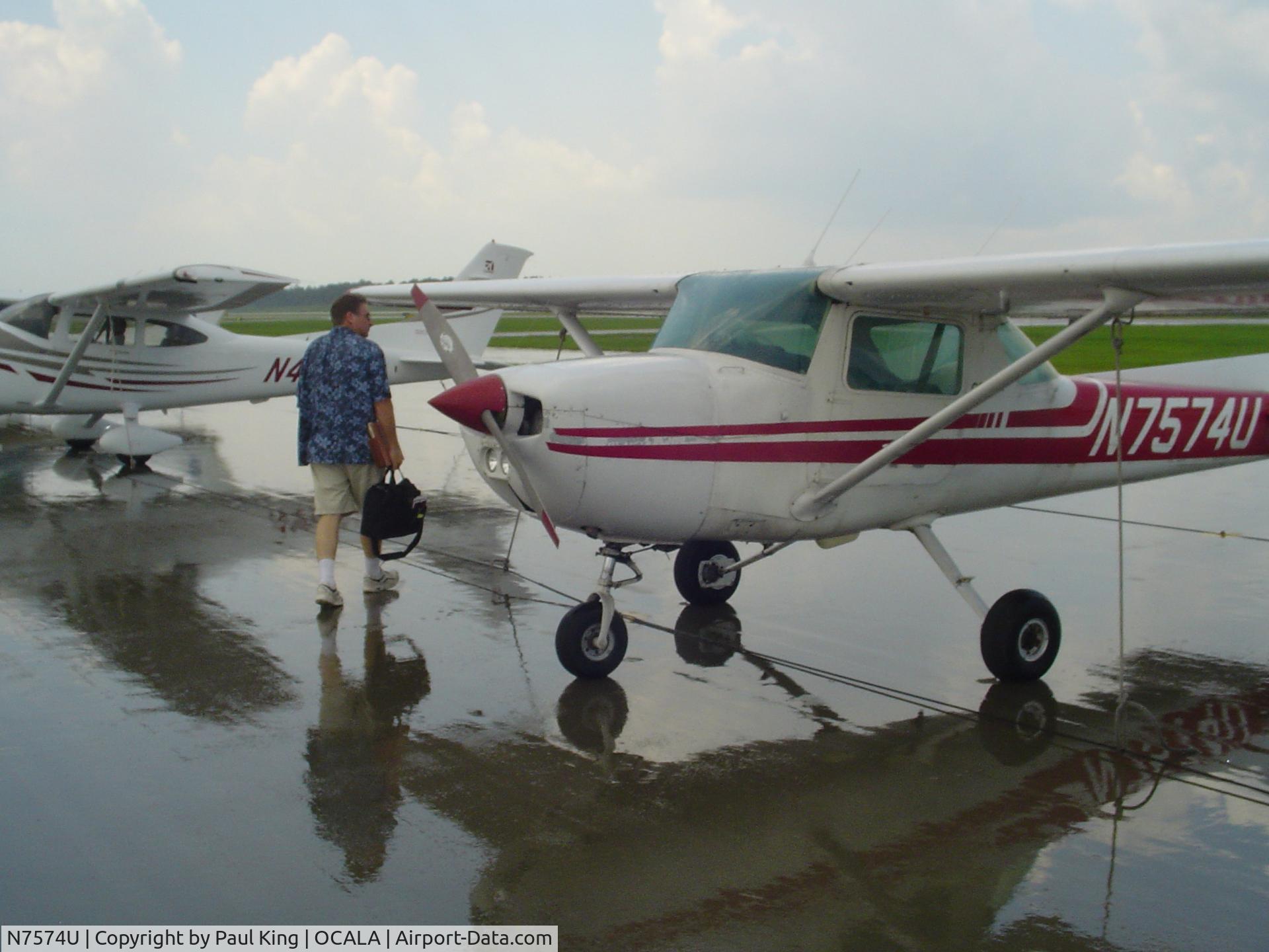N7574U, 1975 Cessna 150M C/N 15077743, Landed in Ocala