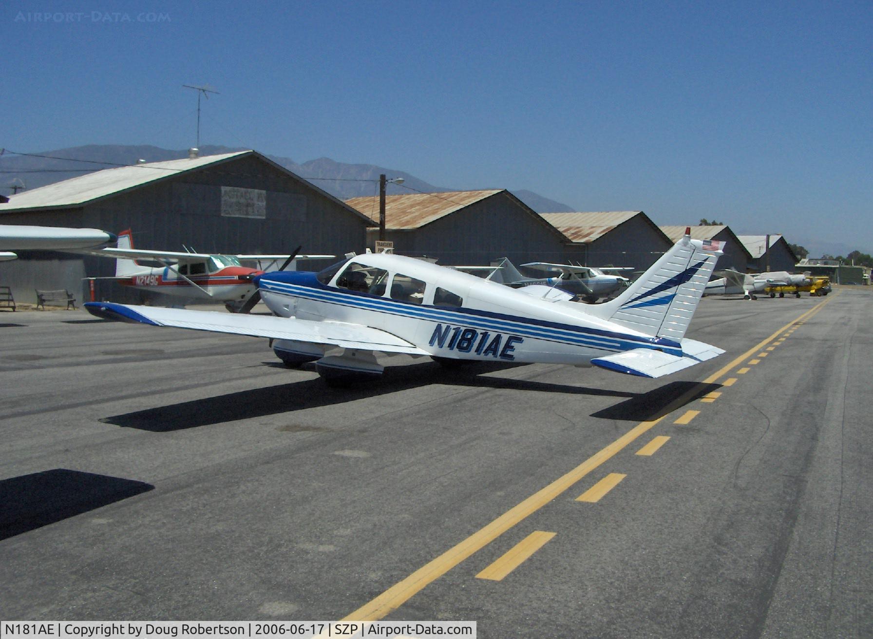 N181AE, 1977 Piper PA-28-181 C/N 28-7890235, Piper PA-28-181 ARCHER II, Lycoming O-360-A4M 180 Hp