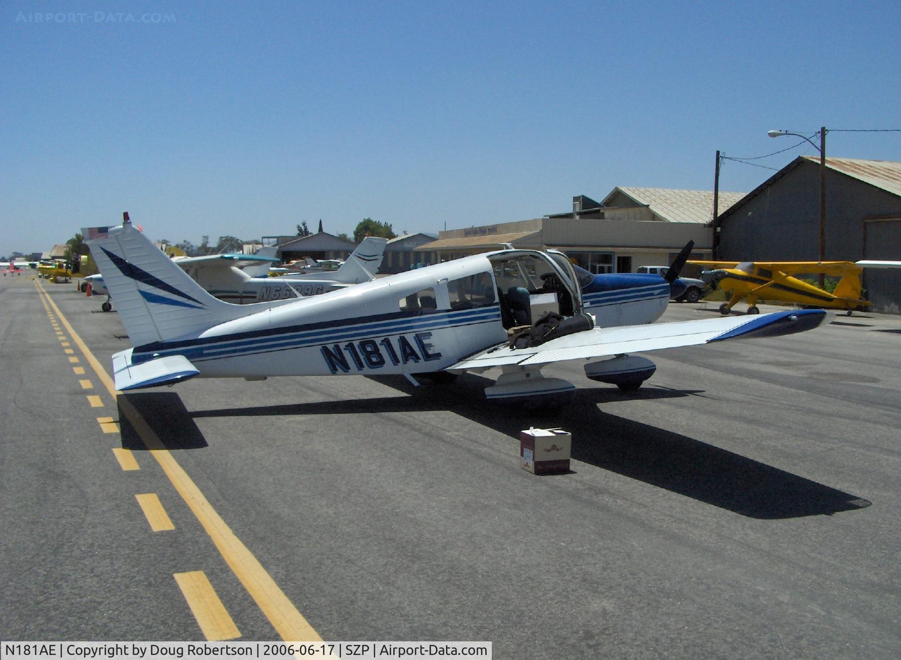 N181AE, 1977 Piper PA-28-181 C/N 28-7890235, Piper PA-28-181 ARCHER II, Lycoming O-360-A4M 180 Hp