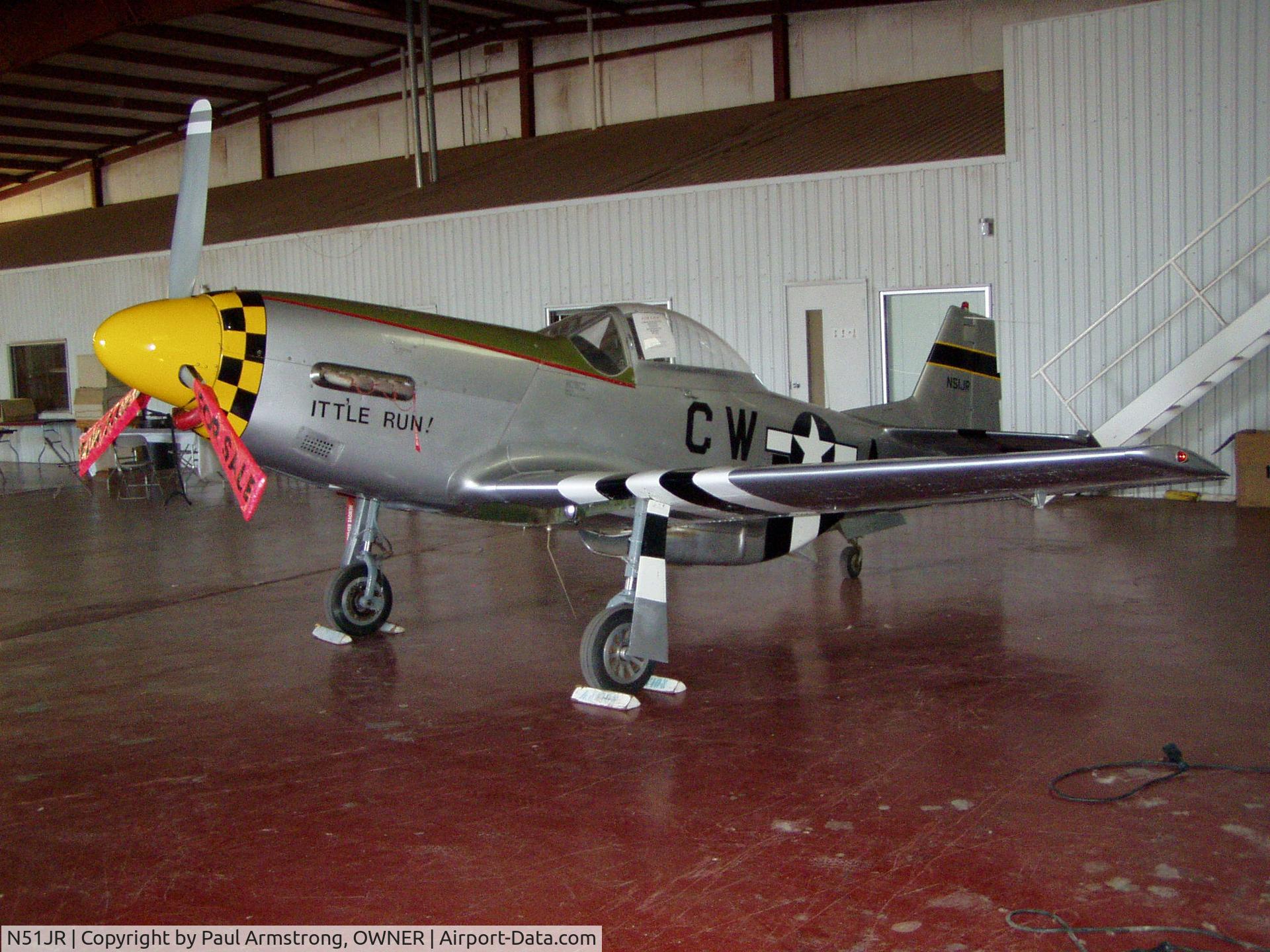 N51JR, 1984 Aviation Adventures Unlimited MUSTANG P51D C/N 002, Left side shot,based in MIDLAND, TX KMAF