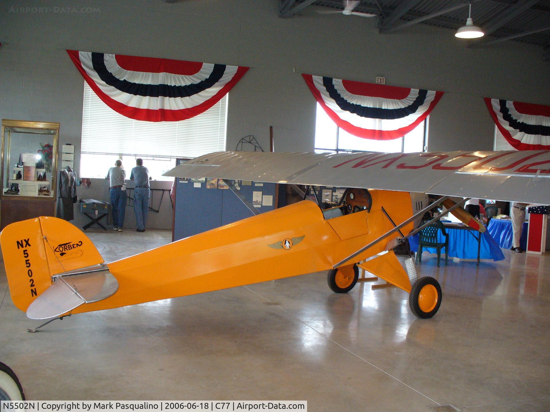 N5502N, 1946 Corben Baby Ace C/N 1 (CF-RAY/N75889 ), 1934 Corbin Baby Ace
