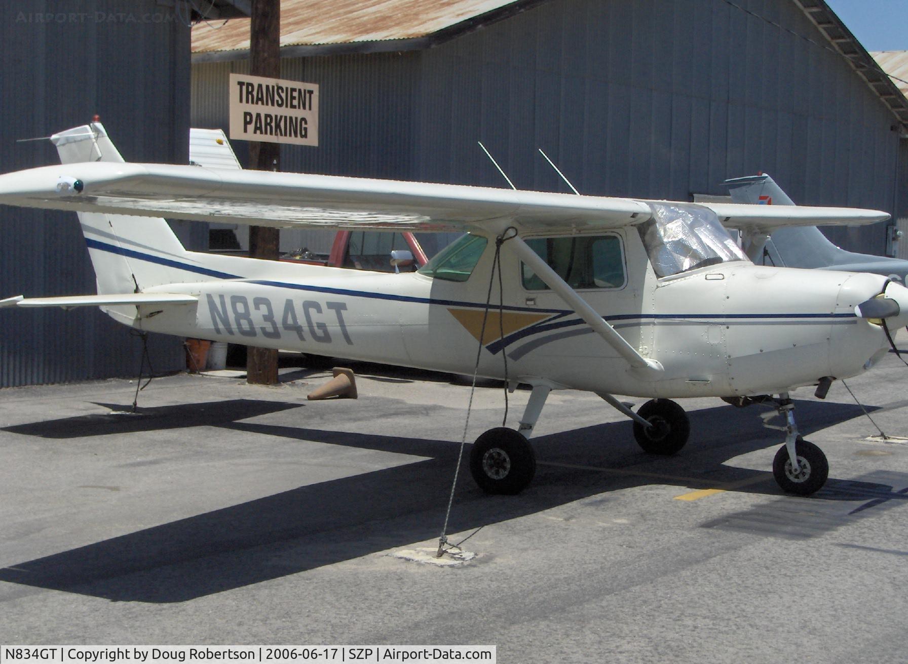 N834GT, 1981 Cessna 152 C/N 15285111, 1981 Cessna 152, Lycoming-O-235 110 Hp