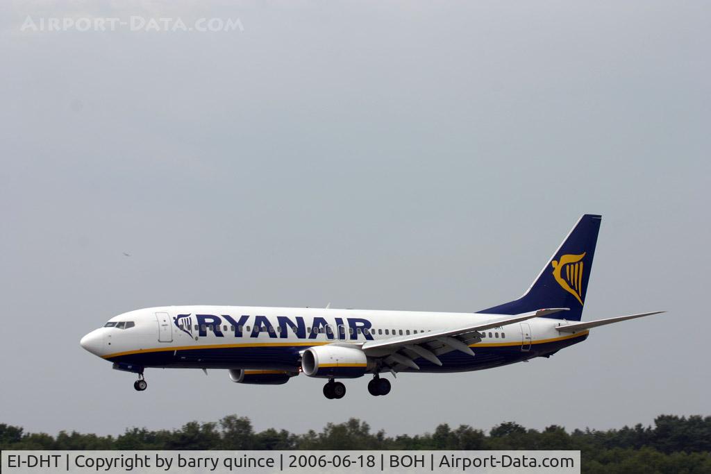EI-DHT, 2005 Boeing 737-8AS C/N 33581, RYANAIR 737