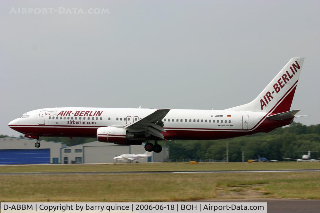 D-ABBM, 1998 Boeing 737-85F C/N 28823, AIR-BERLIN 737