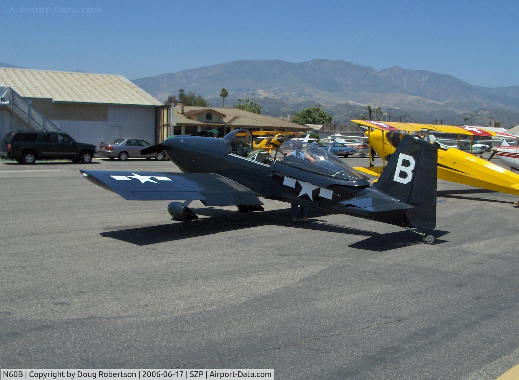 N60B, 2003 Vans RV-8 C/N 80352, 2003 Blaylock VAN'S RV-8, Lycoming O-360-A1A 180 Hp