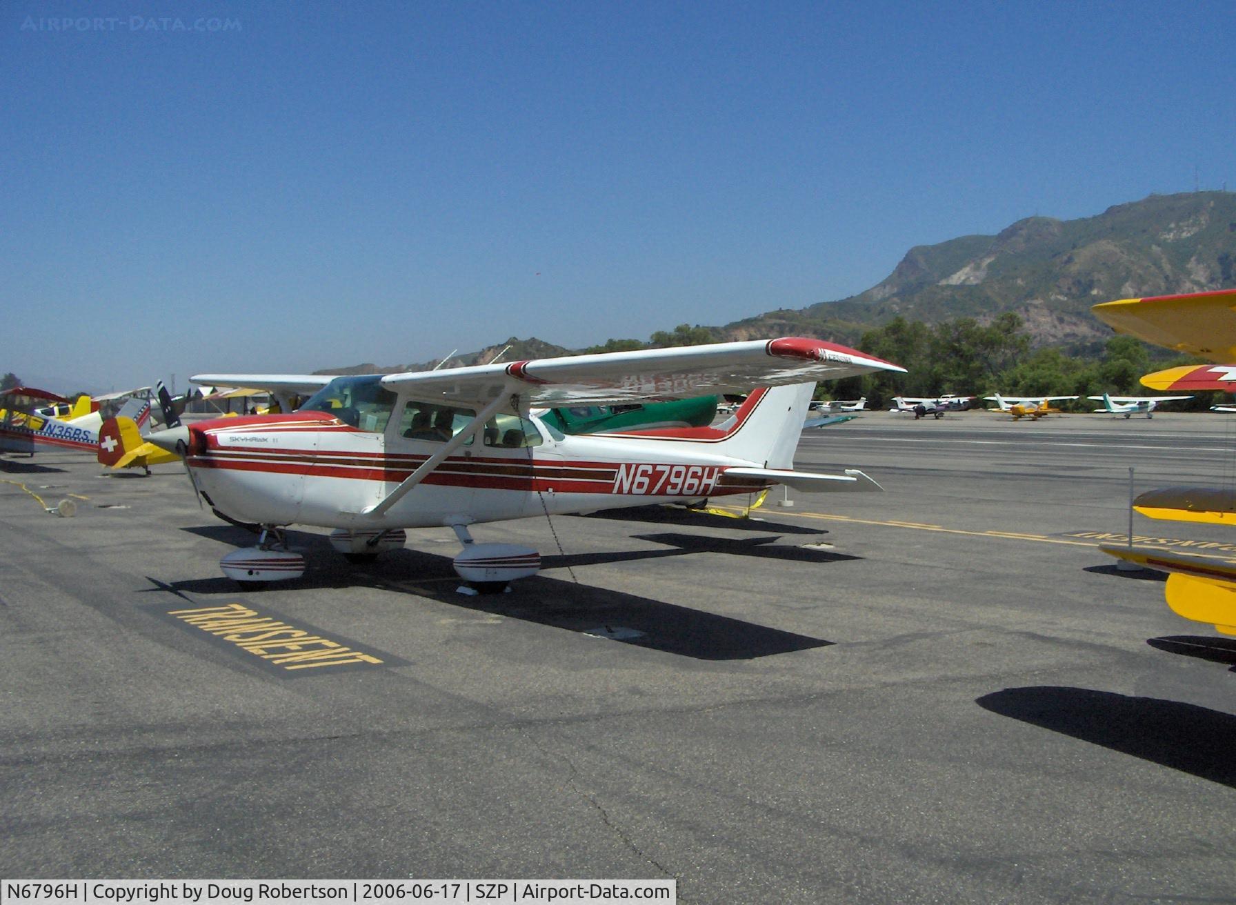 N6796H, 1975 Cessna 172M C/N 17265584, 1975 Cessna 172M, Lycoming O-320-E2D 150 Hp