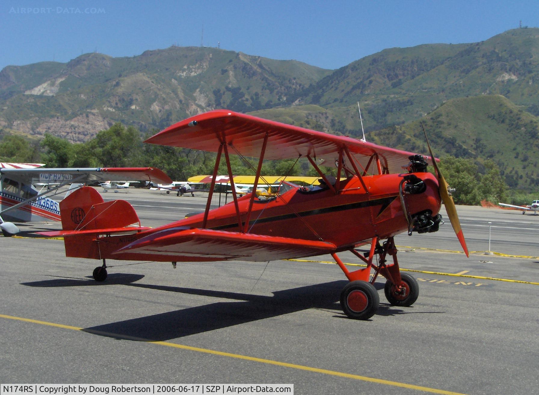 N174RS, 1936 Fleet 7B C/N 62, 1937 Fleet 7B, Kinner B5 radial 125 Hp, shutdown