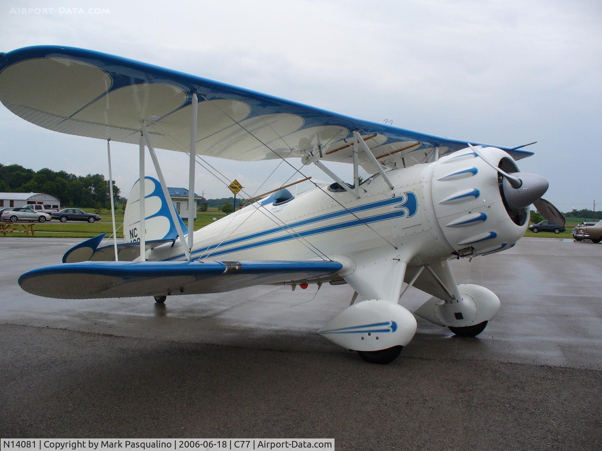 N14081, 1987 Classic Aircraft Corp WACO YMF C/N F5-009, Waco YMF