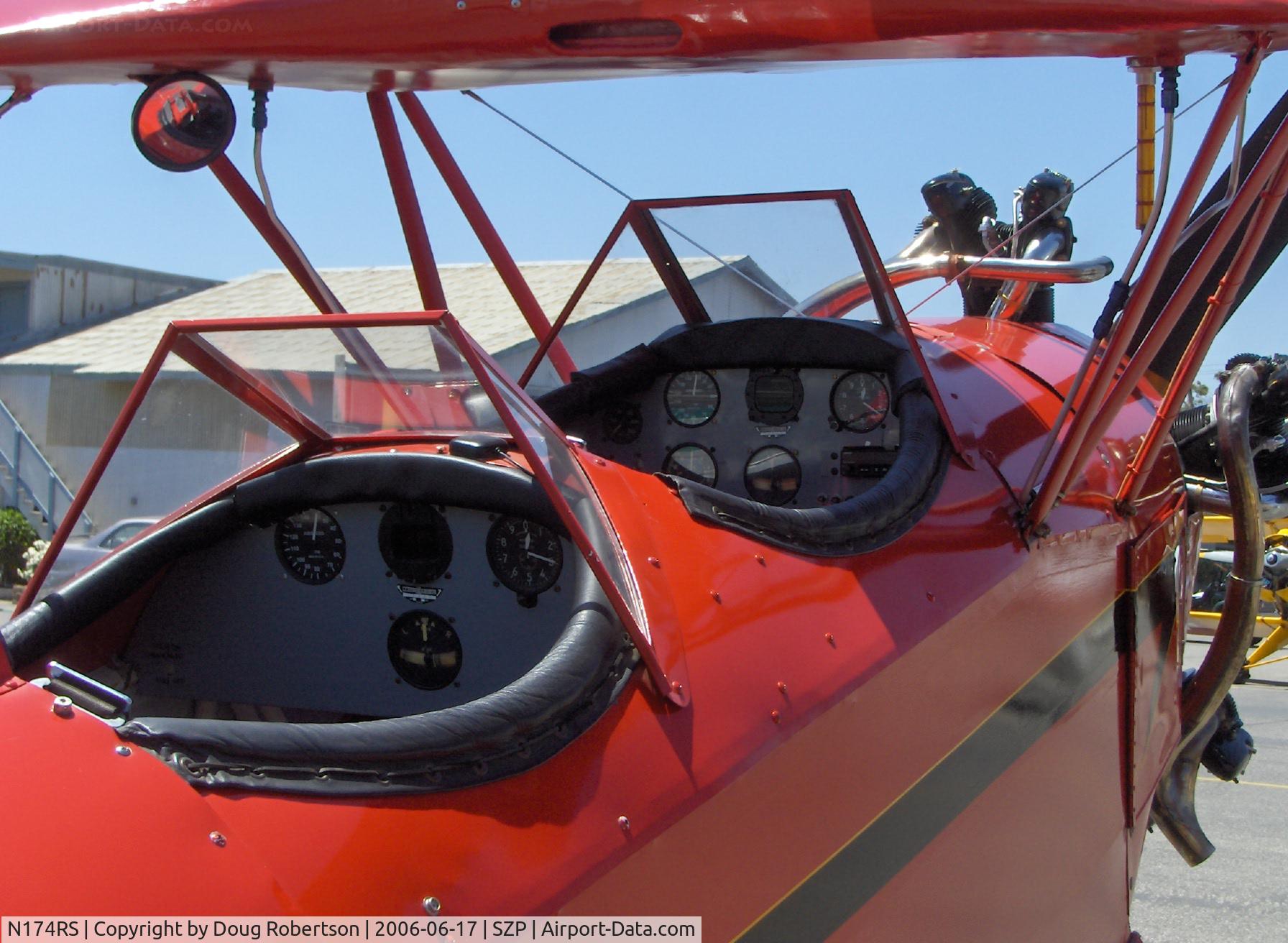 N174RS, 1936 Fleet 7B C/N 62, 1937 Fleet 7B, Kinner B5 radial 125 Hp, cockpits