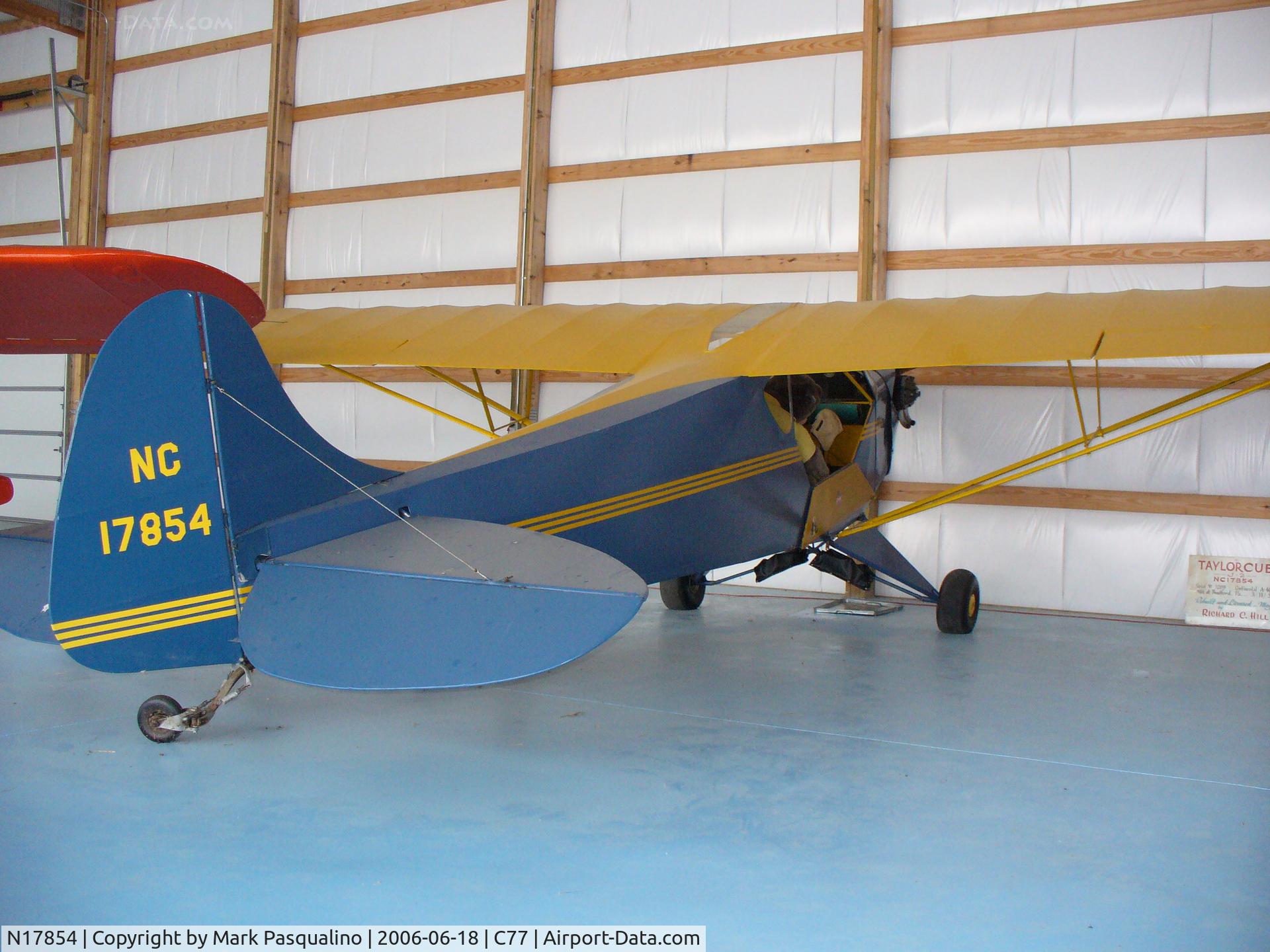 N17854, Piper J-2 C/N 1289, Piper J-2