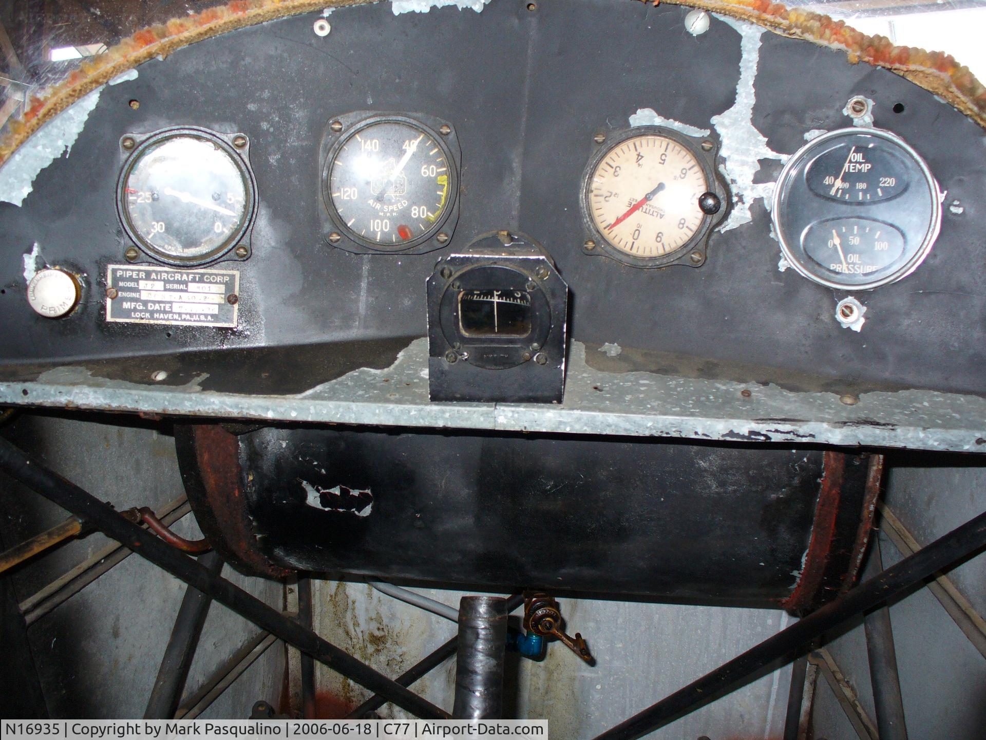N16935, 1936 Piper J-2 C/N 801, Piper J-2