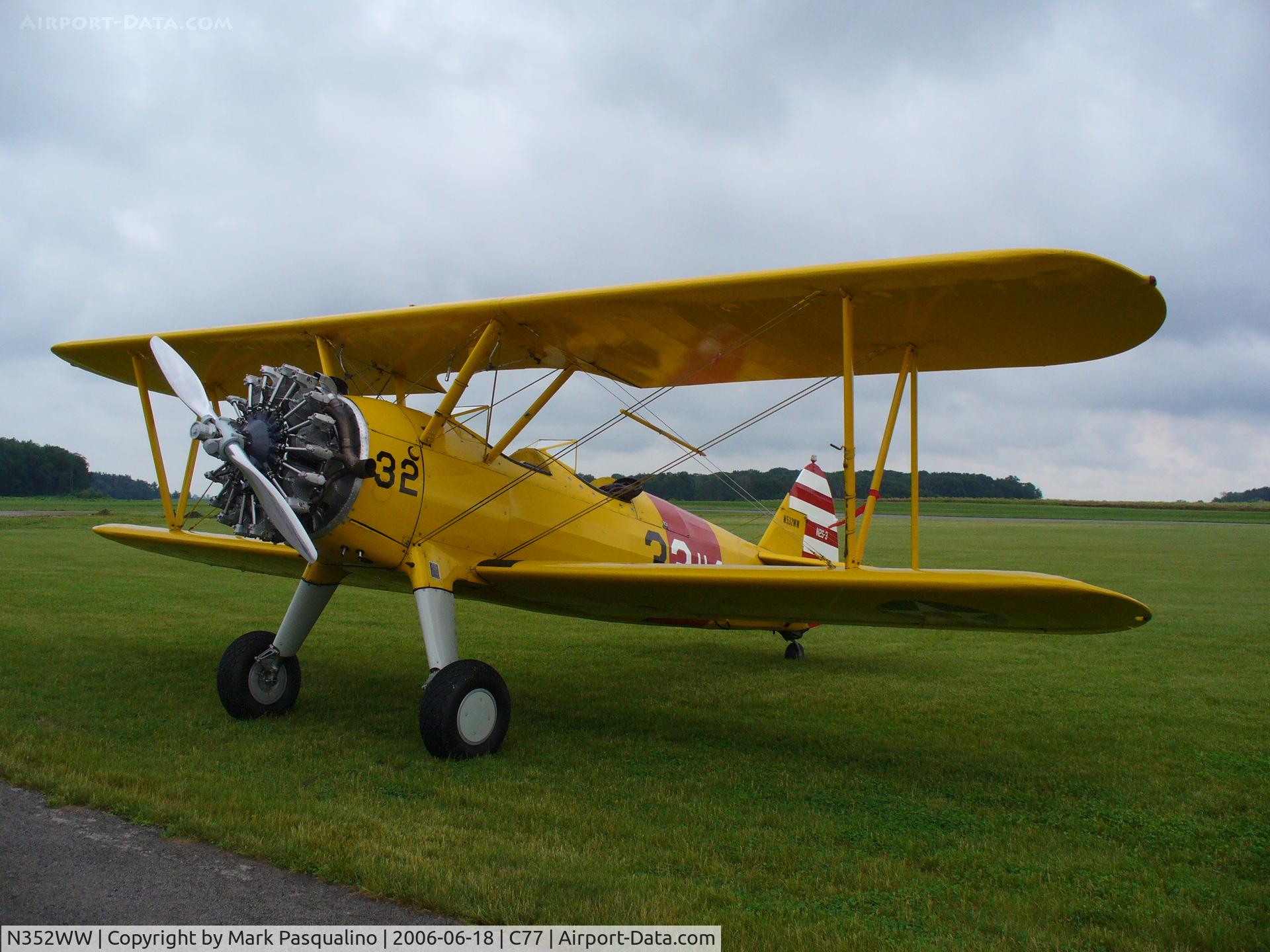 N352WW, 1941 Boeing PT-17 Kaydet (A75N1) C/N 75-1486, Stearman
