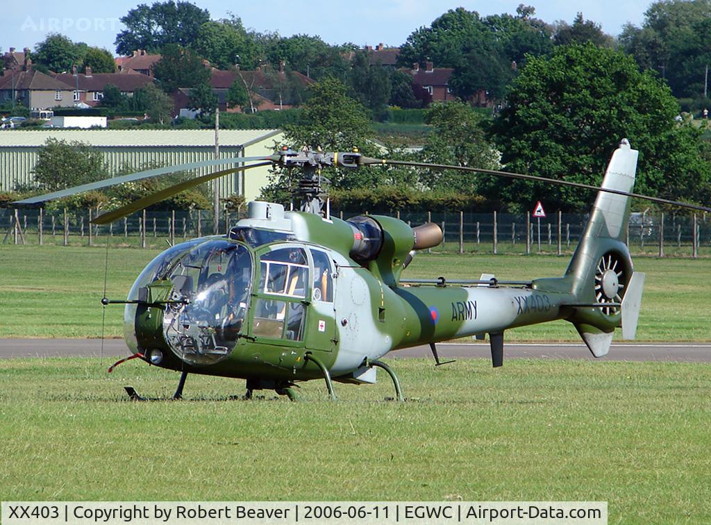 XX403, 1975 Westland SA-341B Gazelle AH1 C/N 1333, Westland SA-341B Gazelle AH1