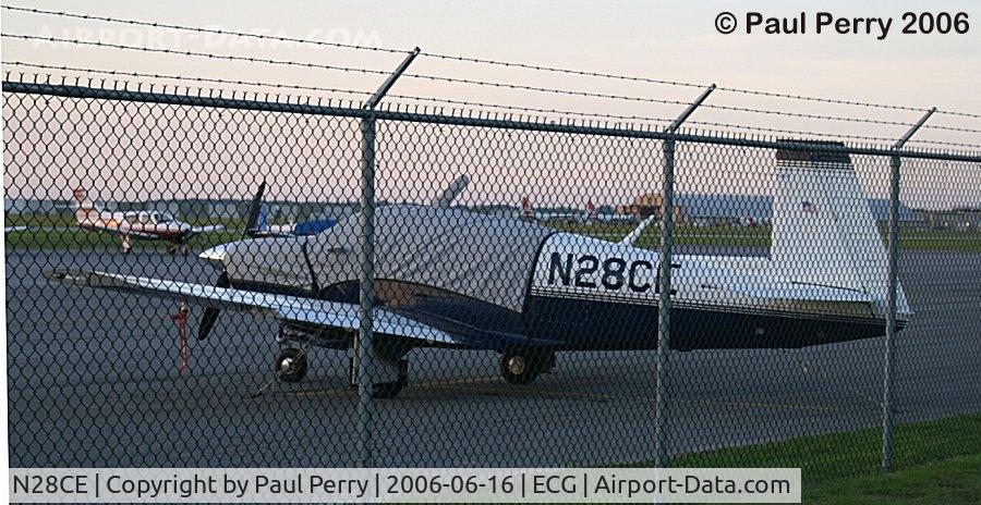 N28CE, 1978 Mooney M20J 201 C/N 24-0554, Parked near the fence, just where I like it