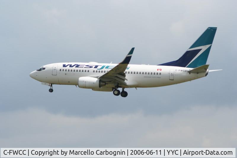C-FWCC, 2003 Boeing 737-7CT C/N 32752, Westjet Airlines 737-700 C-FWCC