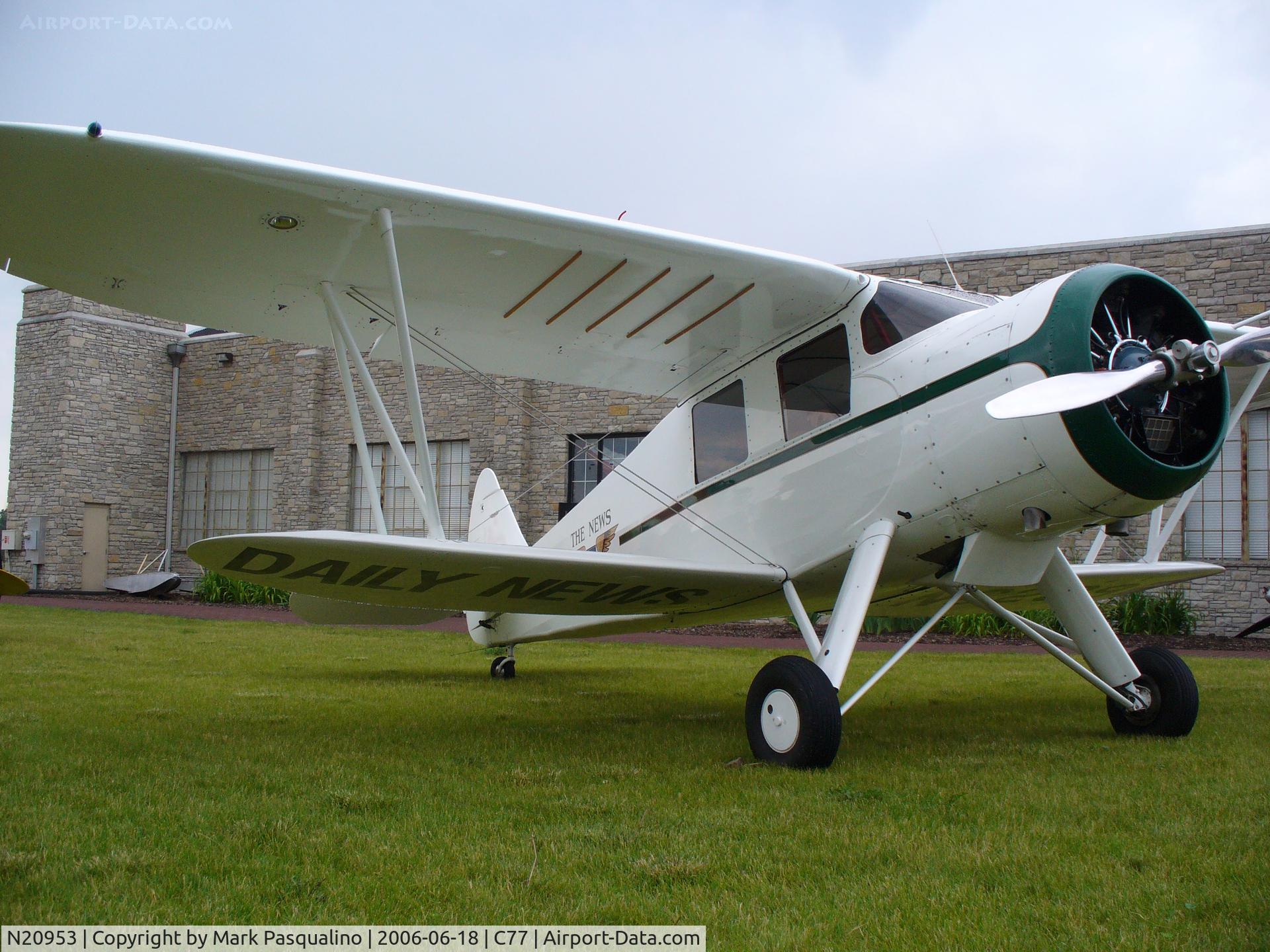 N20953, 1939 Waco ARE C/N 5080, Waco ARE