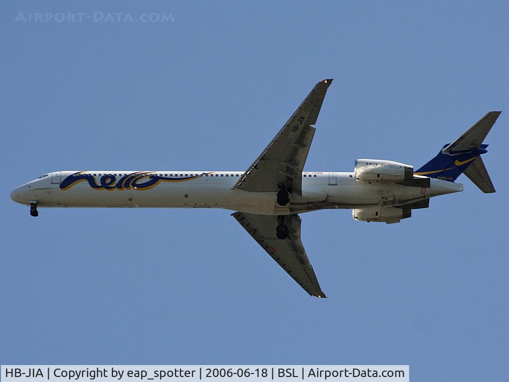 HB-JIA, 1997 McDonnell Douglas MD-90-30 C/N 53552, Coming home after a flight to PMI