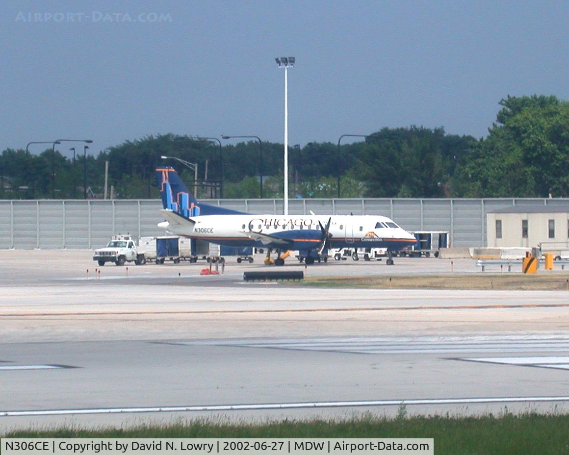 N306CE, 1990 Saab 340B C/N 340B-203, N306CE at KMDW