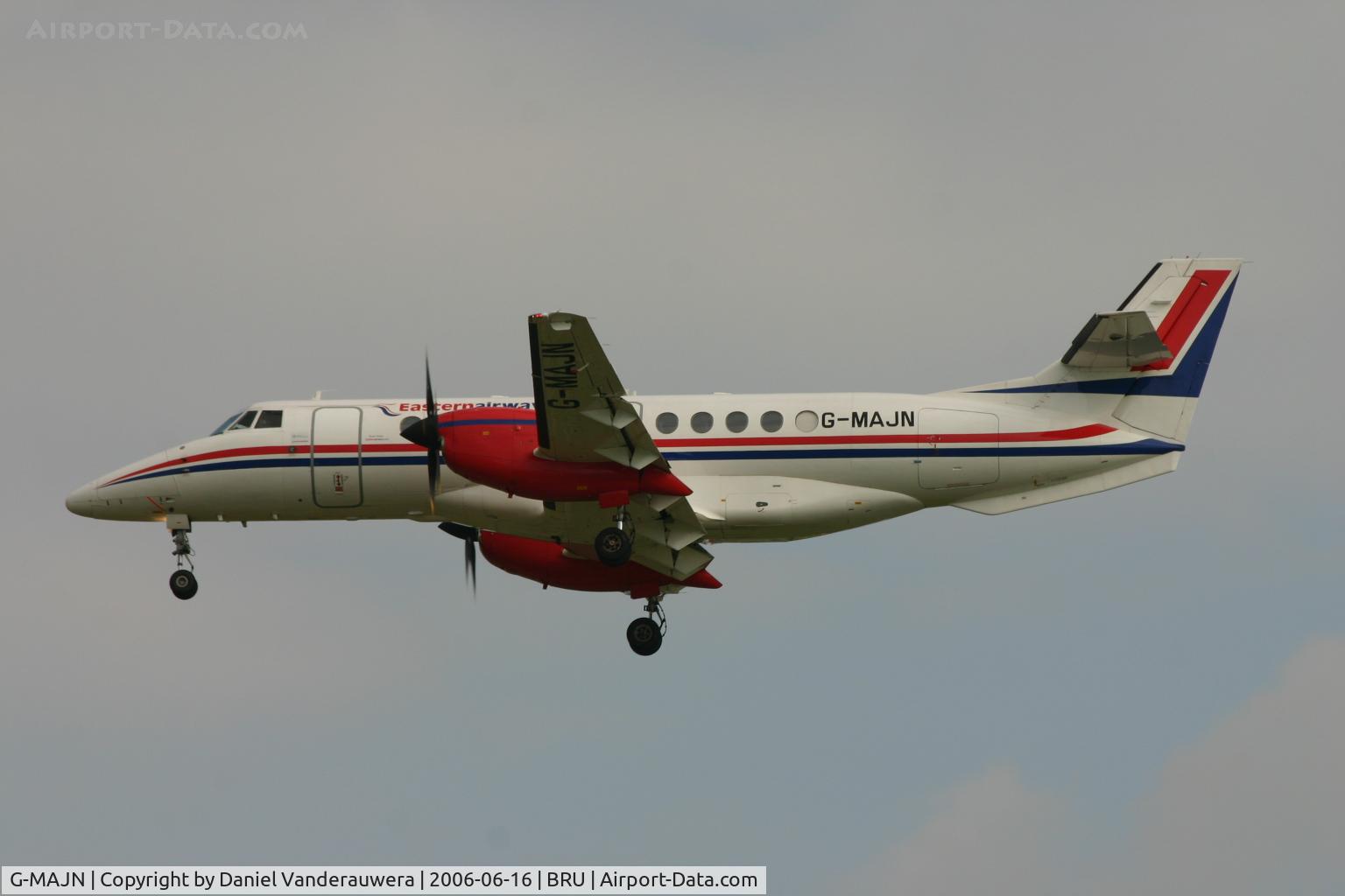 G-MAJN, 1993 British Aerospace Jetstream 41 C/N 41014, short to land on rwy 25L
