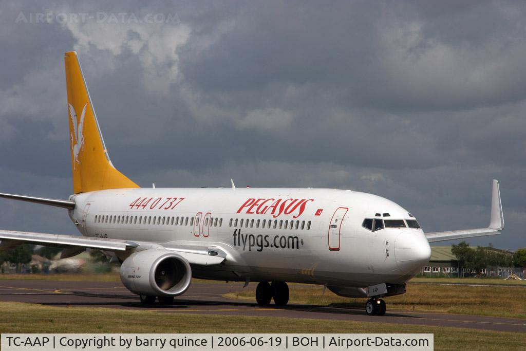 TC-AAP, 2002 Boeing 737-86N C/N 32736, CLOSE UP OF TC-AAP