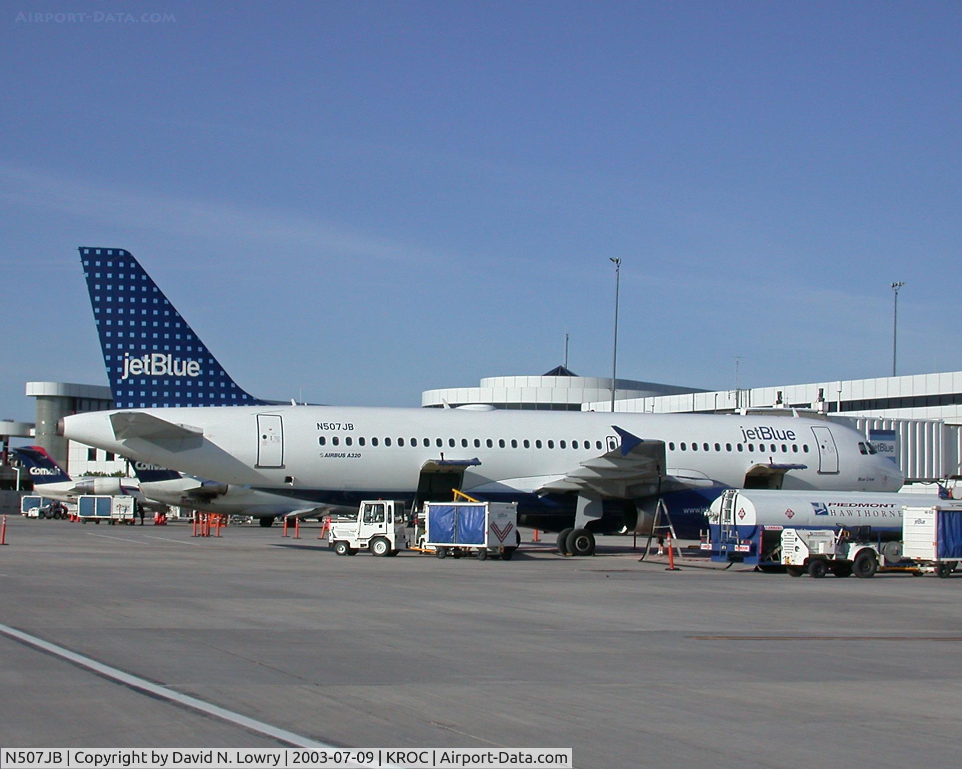 N507JB, 2000 Airbus A320-232 C/N 1240, N507JB at KROC.