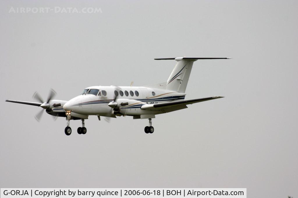 G-ORJA, 1997 Beech 200 Super King Air C/N BB-1570, KINGAIR