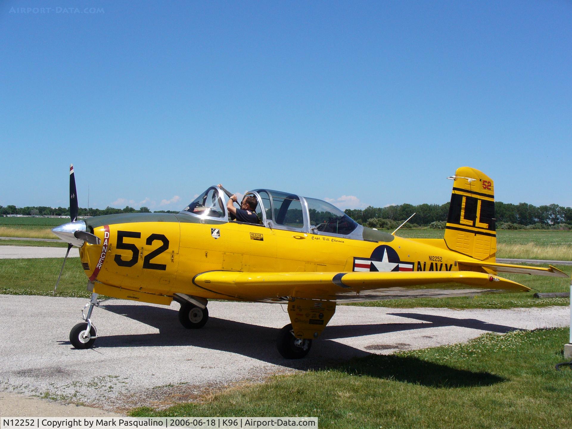 N12252, 1965 Beech A45 C/N G-704, Beech T-34A