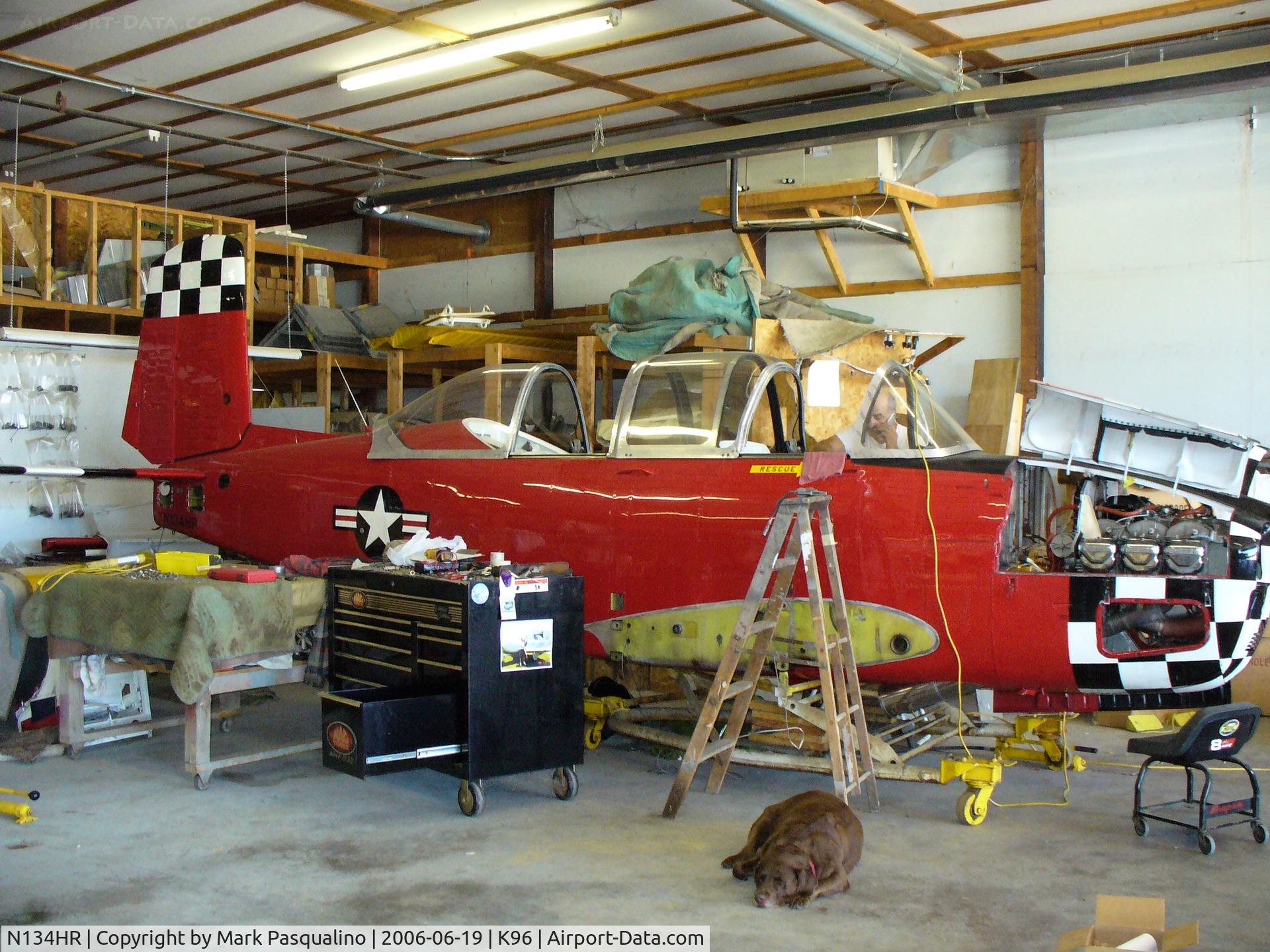 N134HR, 1955 Beech A45 C/N G-745, Beech T-34A