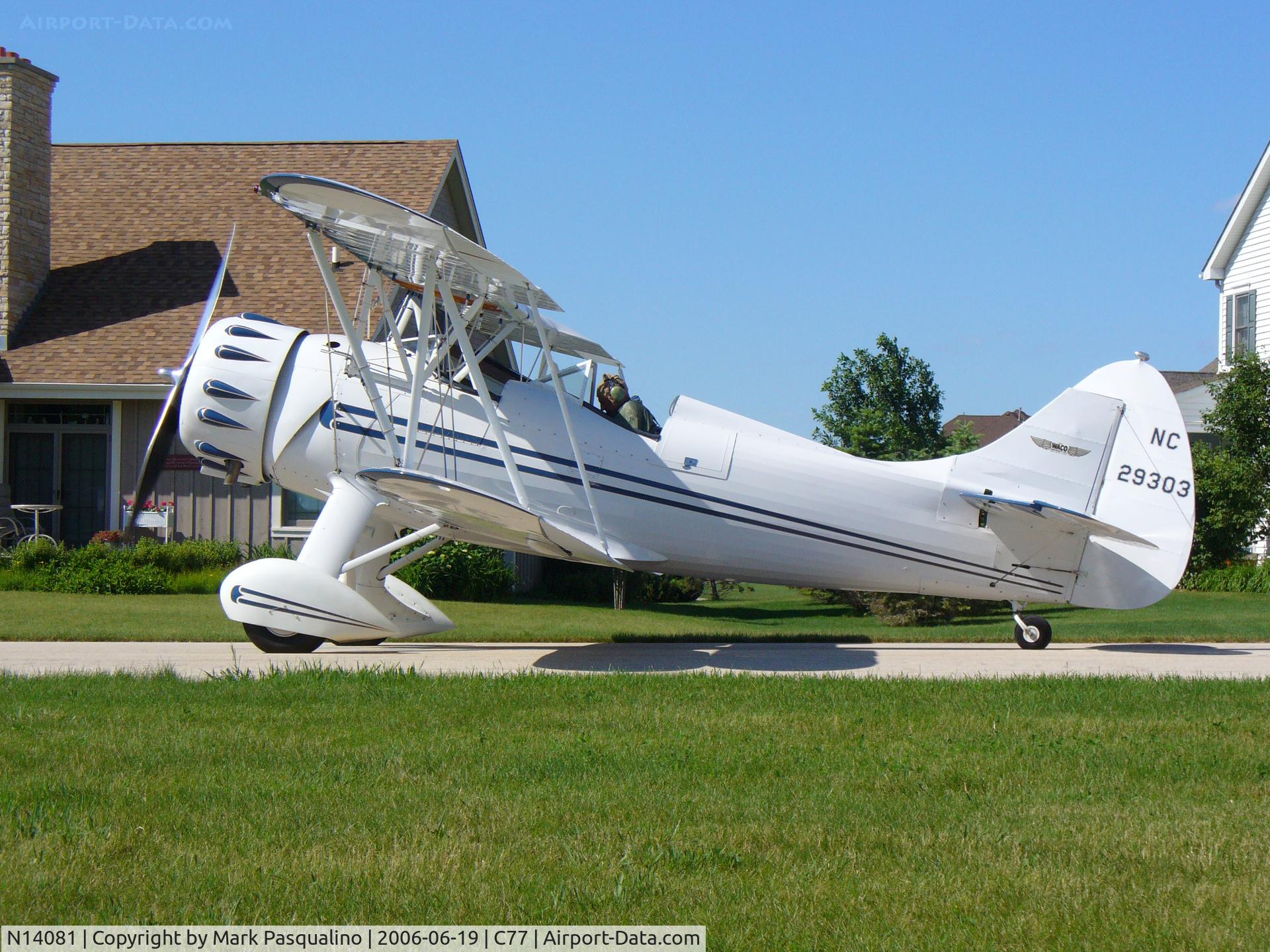 N14081, 1987 Classic Aircraft Corp WACO YMF C/N F5-009, Waco YMF
