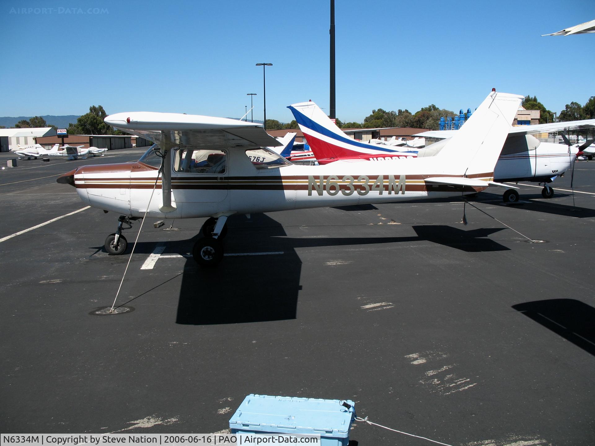 N6334M, 1980 Cessna 152 C/N 15284678, 1980 Cessna 152 @ Palo Alto Airport, CA