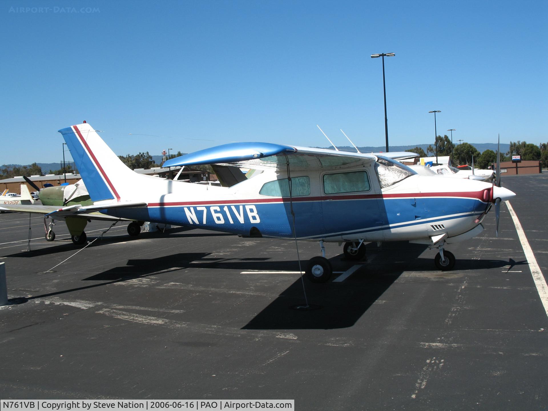 N761VB, 1978 Cessna 210M Centurion C/N 21062543, 1978 Cessna 210M @ Palo Alto Airport, CA