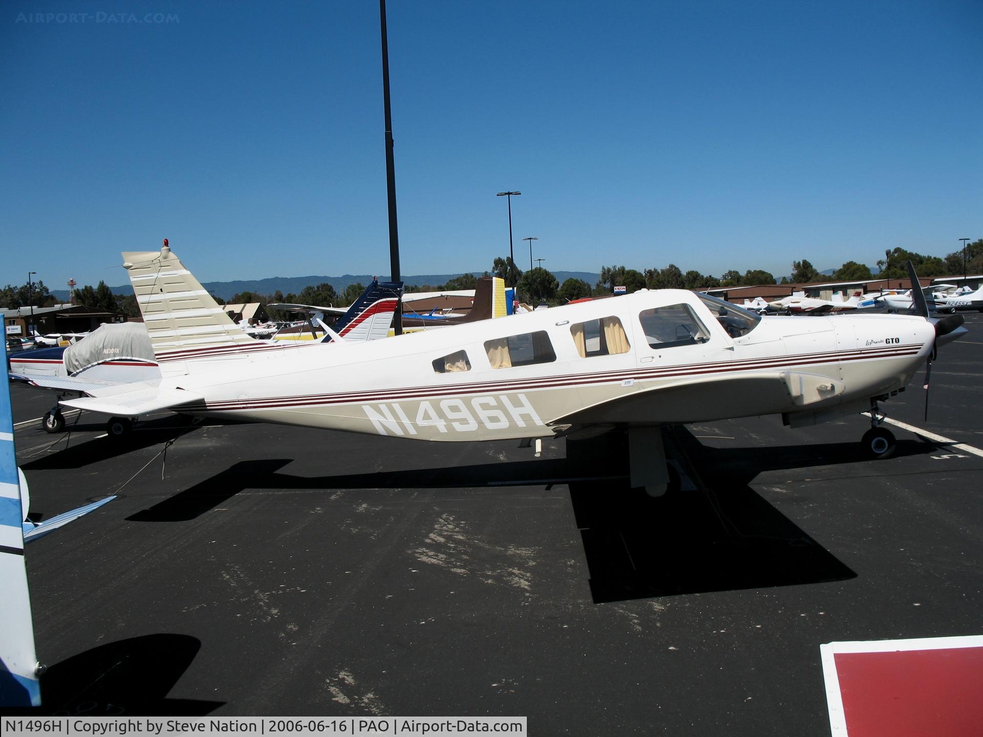 N1496H, Piper PA-32R-300 Cherokee Lance C/N 32R-7780163, 1977 Piper PA-32R-300 LoPresti GTO conversion @ Palo Alto Airport, CA