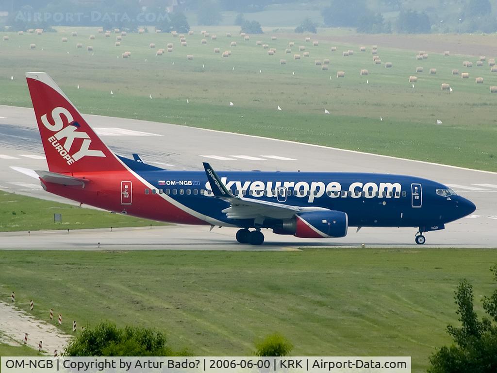 OM-NGB, 2005 Boeing 737-76N C/N 32695, Sky Europe - Boeing 737-700 NG
