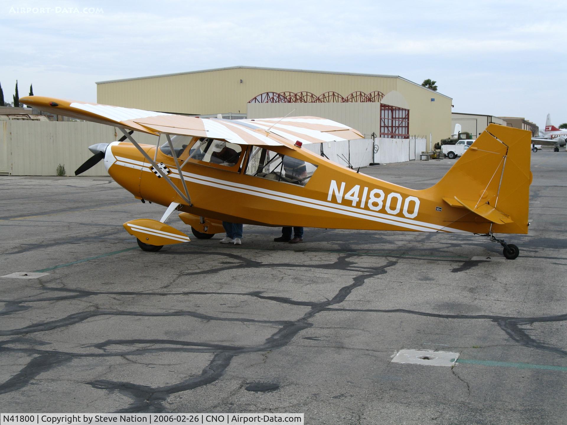 N41800, 1973 Bellanca 7ECA Citabria C/N 981-73, 1973 Bellanca 7ECA @ Chino Municipal Airport, CA