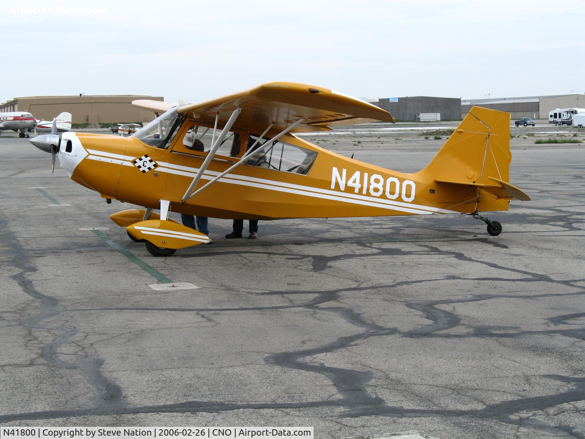 N41800, 1973 Bellanca 7ECA Citabria C/N 981-73, 1973 Bellanca 7ECA @ Chino Municipal Airport, CA