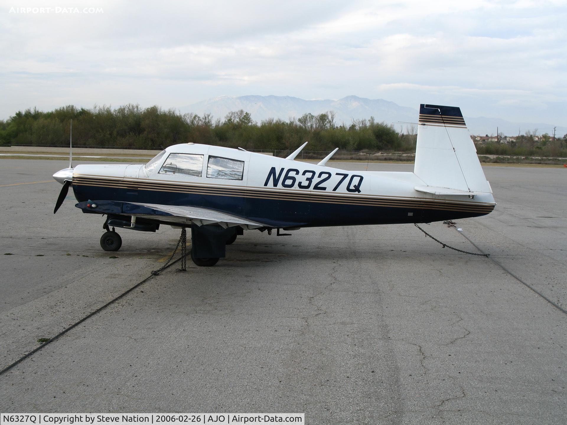 N6327Q, 1967 Mooney M20C Ranger C/N 670126, 1967 Mooney M20C @ Corona Municipal Airport, CA