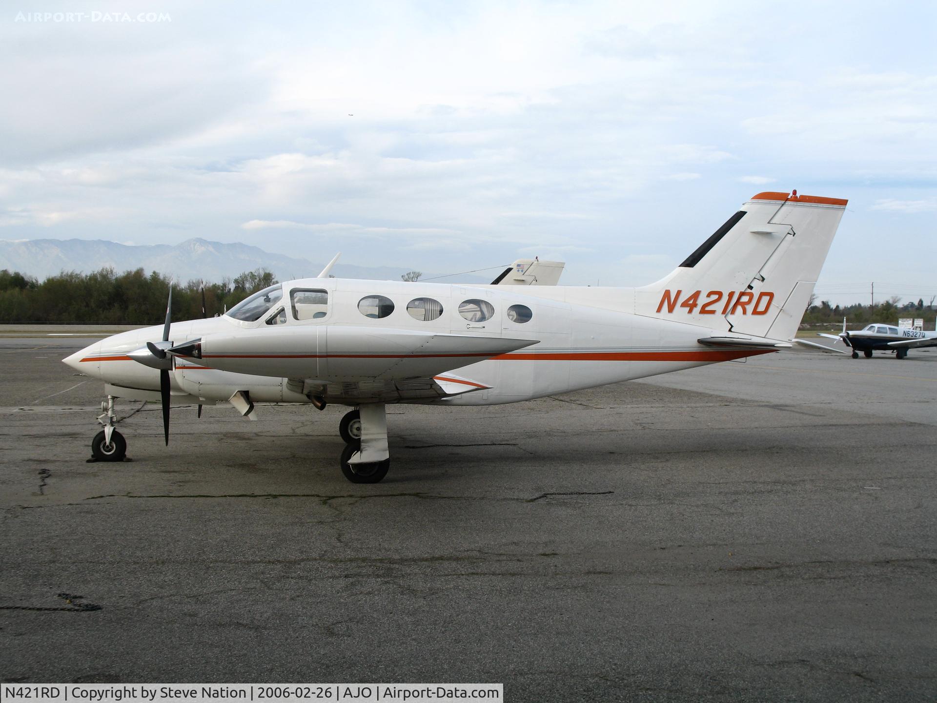 N421RD, 1968 Cessna 421 Golden Eagle C/N 421-0157, 1968 Cessna 421 @ Corona Municipal Airport, CA
