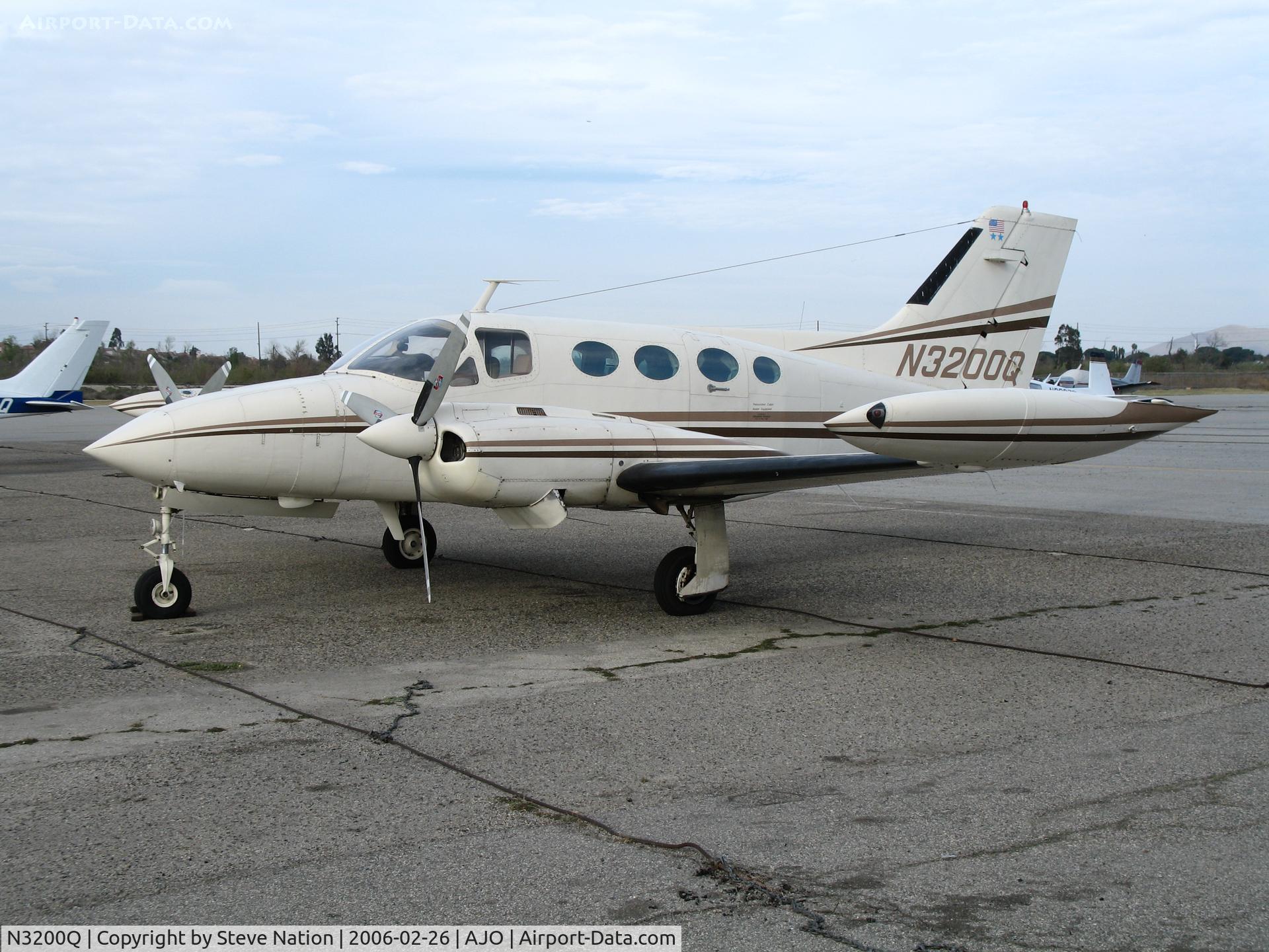 N3200Q, 1969 Cessna 421A Golden Eagle C/N 421A0100, 1969 Cessna 421 @ Corona Municipal Airport, CA