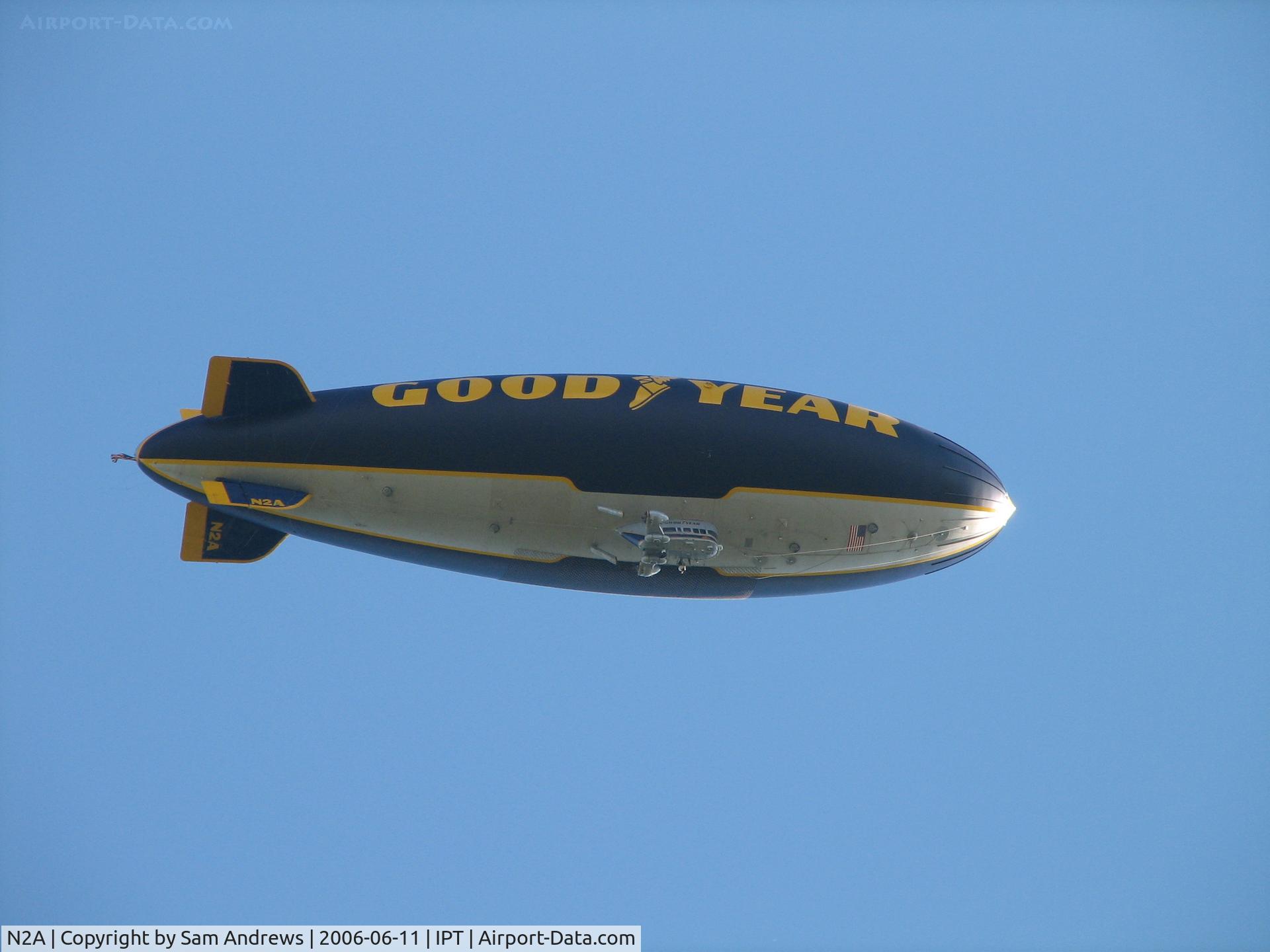 N2A, 1983 Goodyear GZ-20A C/N 4119, I took this picture from my back yard in Muncy, PA